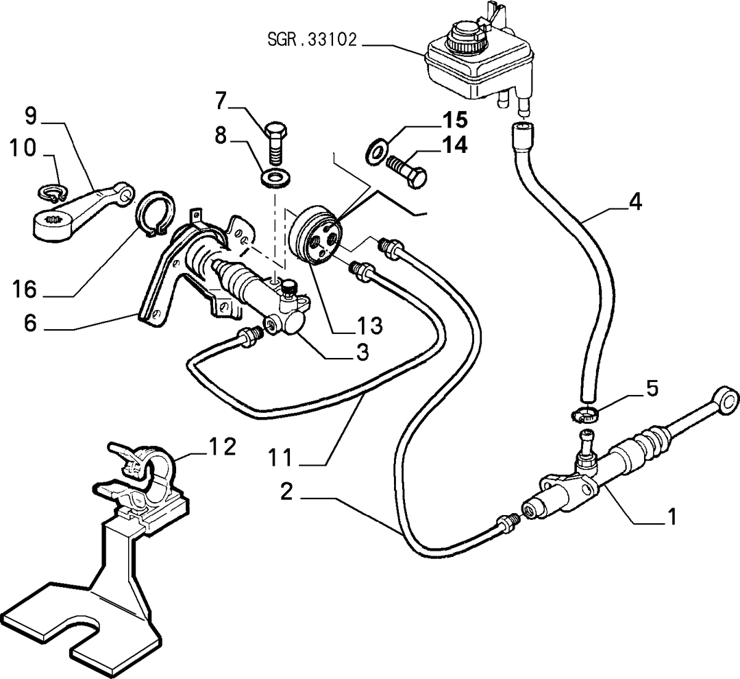 CLUTCH RELEASE HYDRAULIC CONTROL 2