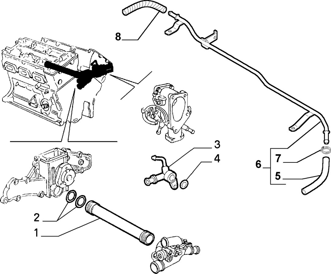 WATER PUMP AND LINES 15