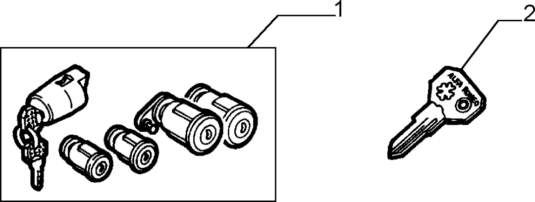 KEY SWITCH IGNITION 