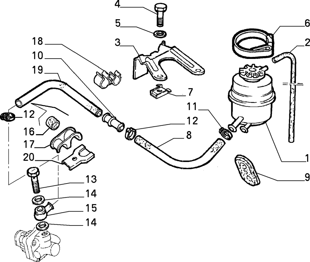 POWER STEERING HYDRAULIC SYSTEM 19