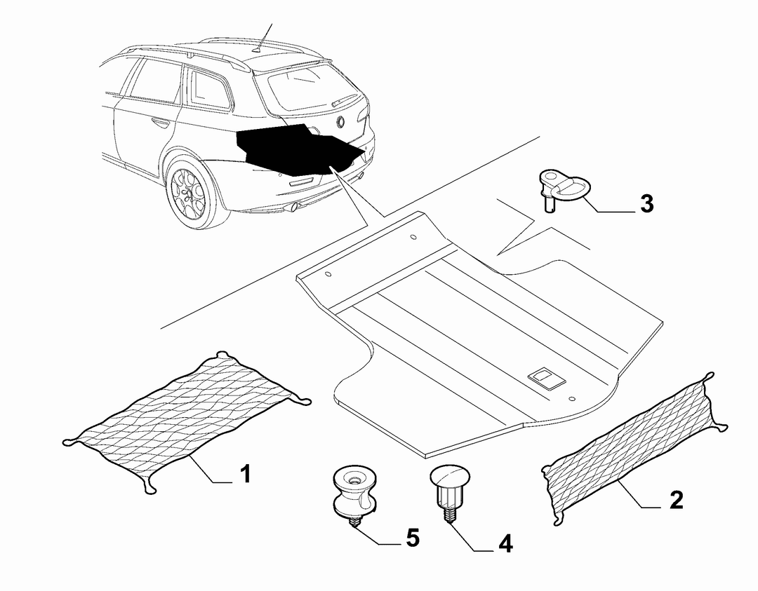 COVER ACCESSORIES FOR INSIDE LUGGAGE SPACE 2