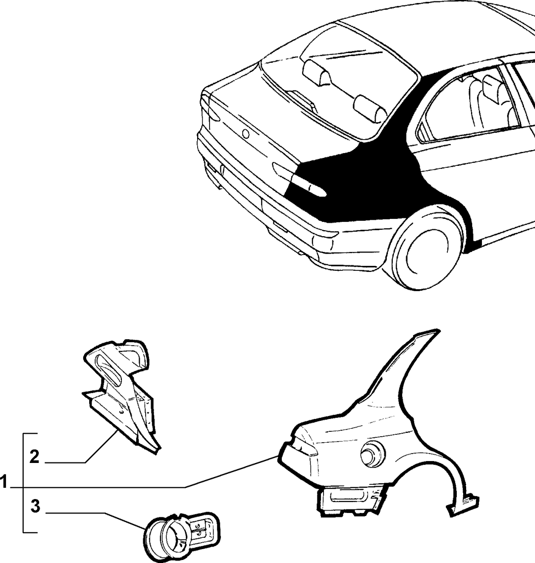 BODYSHELL, PANELS (REAR PART) 2