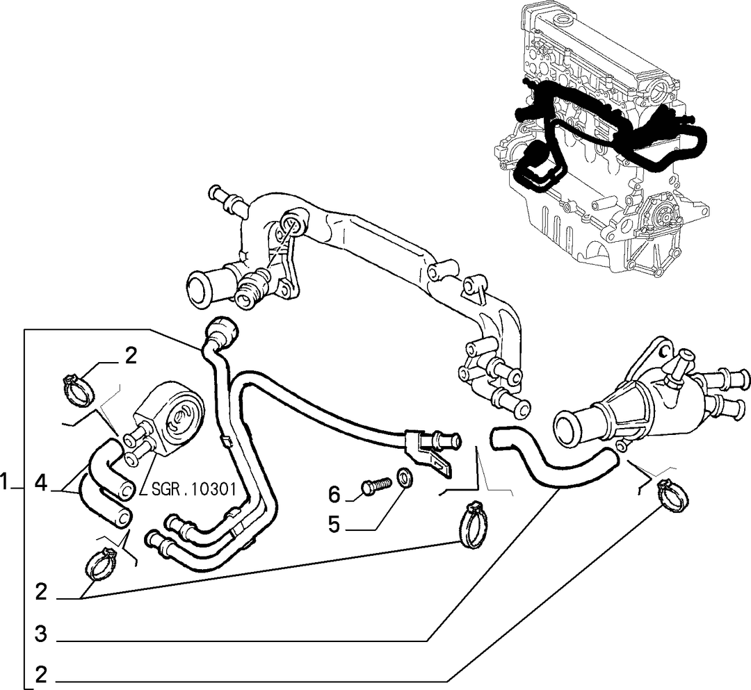 WATER PUMP AND LINES 9