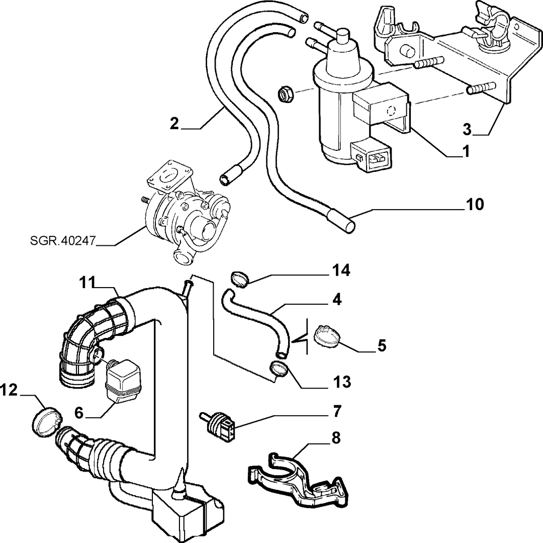 AIR FILTER AND PIPING 9
