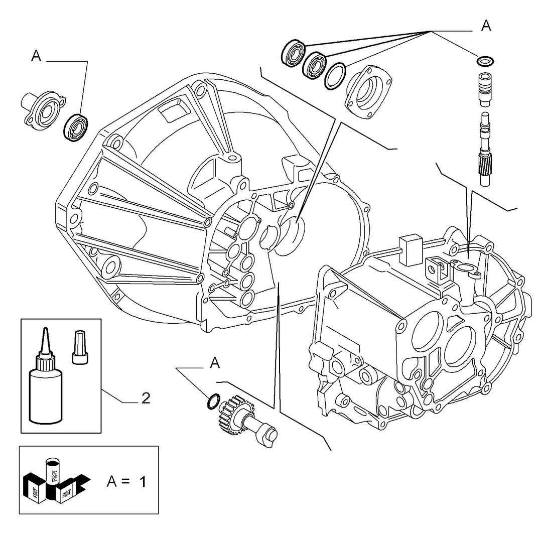 TRANSMISSION AND DIFFERENTIAL UNIT, CASING AND COVERS 3