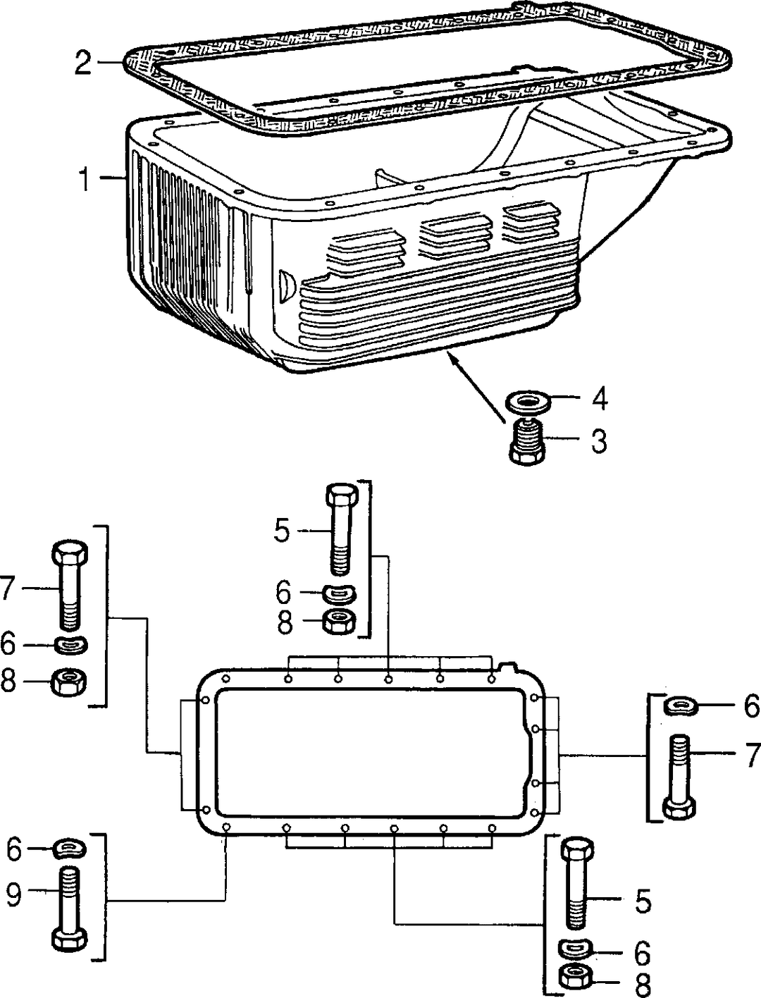 BLOCK SUMP AND COVERS 9