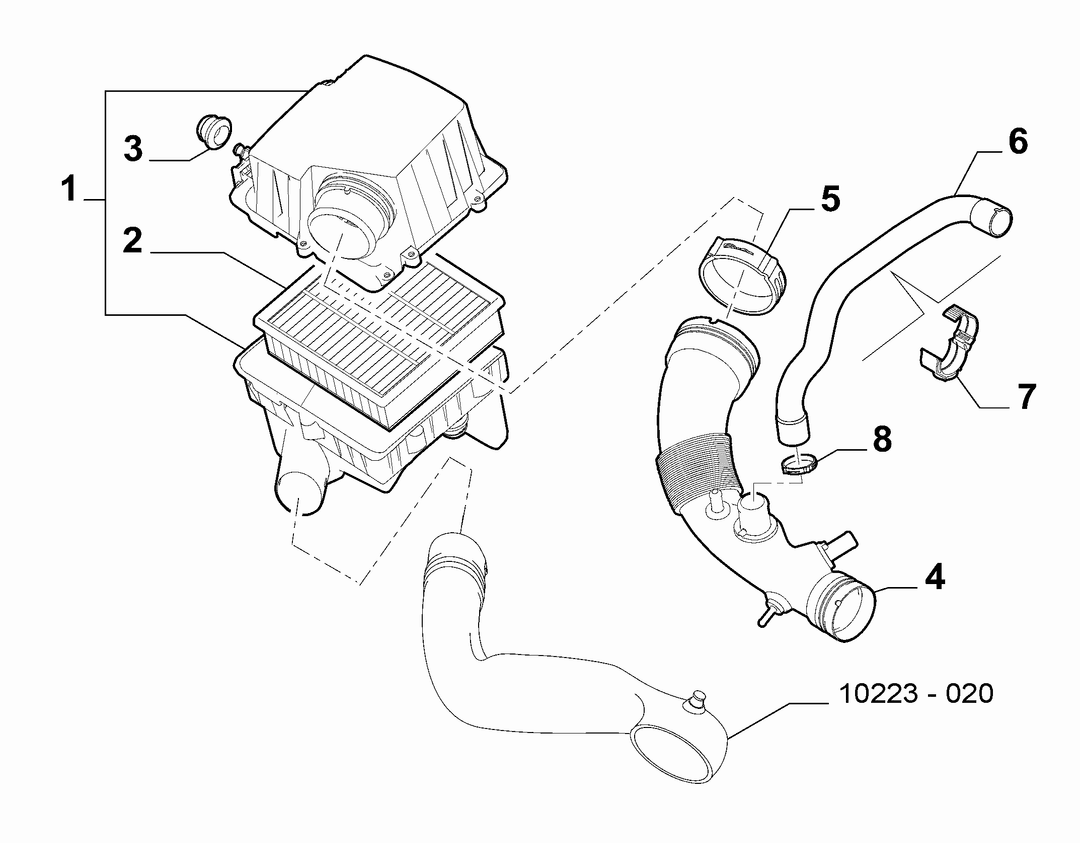 AIR FILTER AND PIPING 2