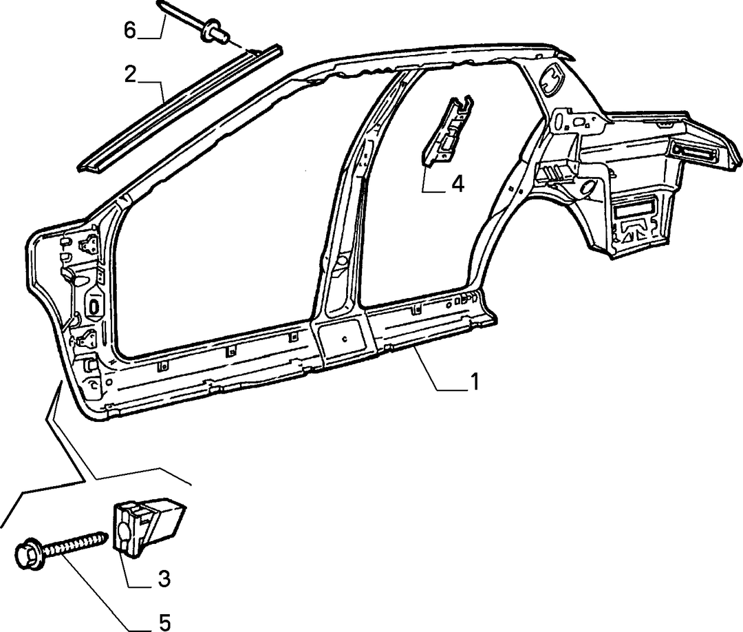 BODYSHELL, PANELS (CENTRAL PART)  1