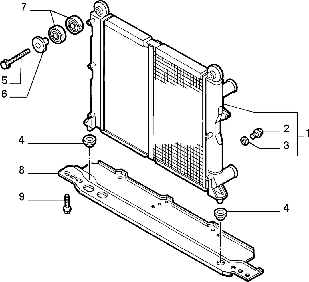 RADIATOR AND PIPING 7