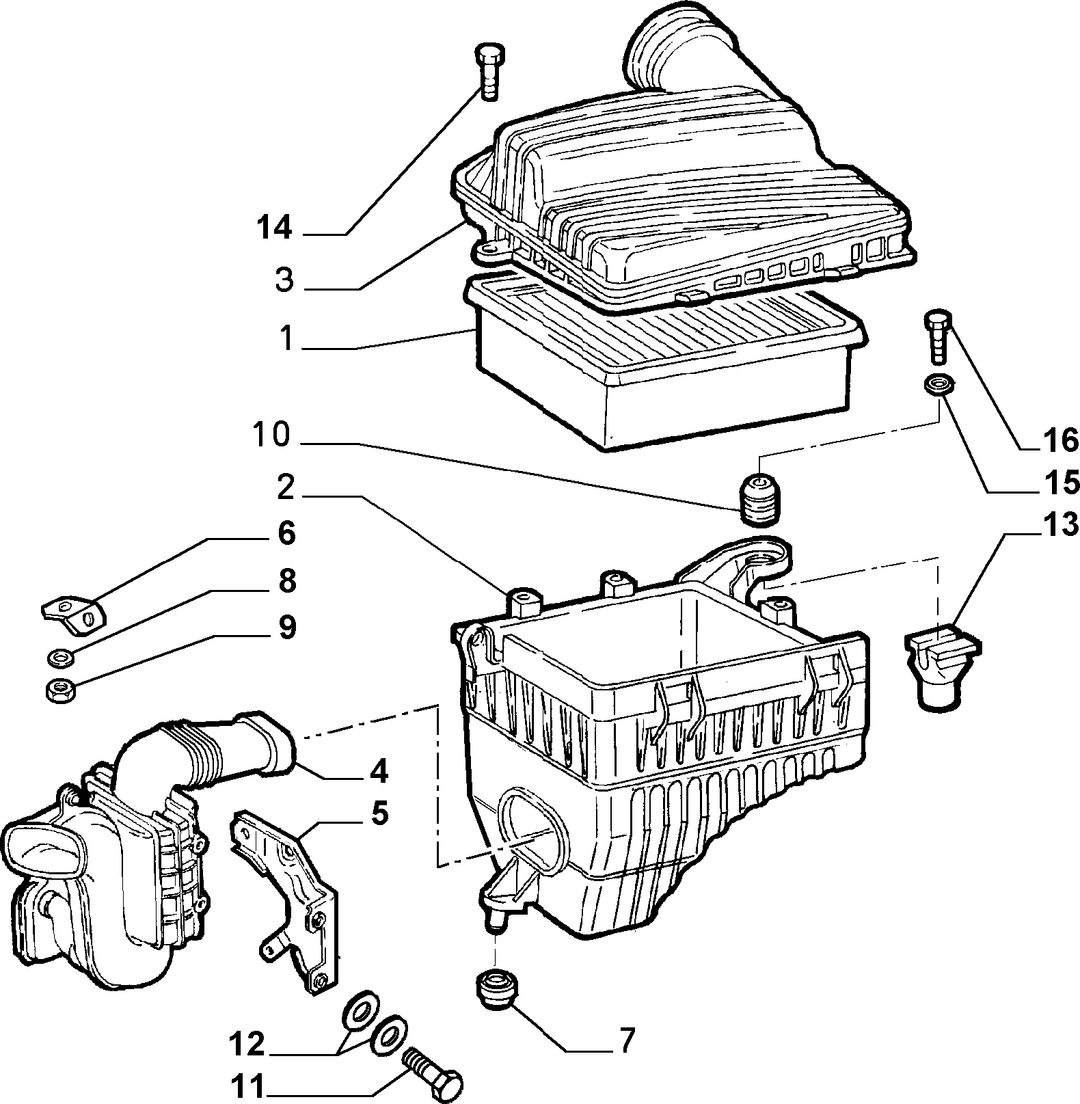 AIR FILTER AND PIPING 1