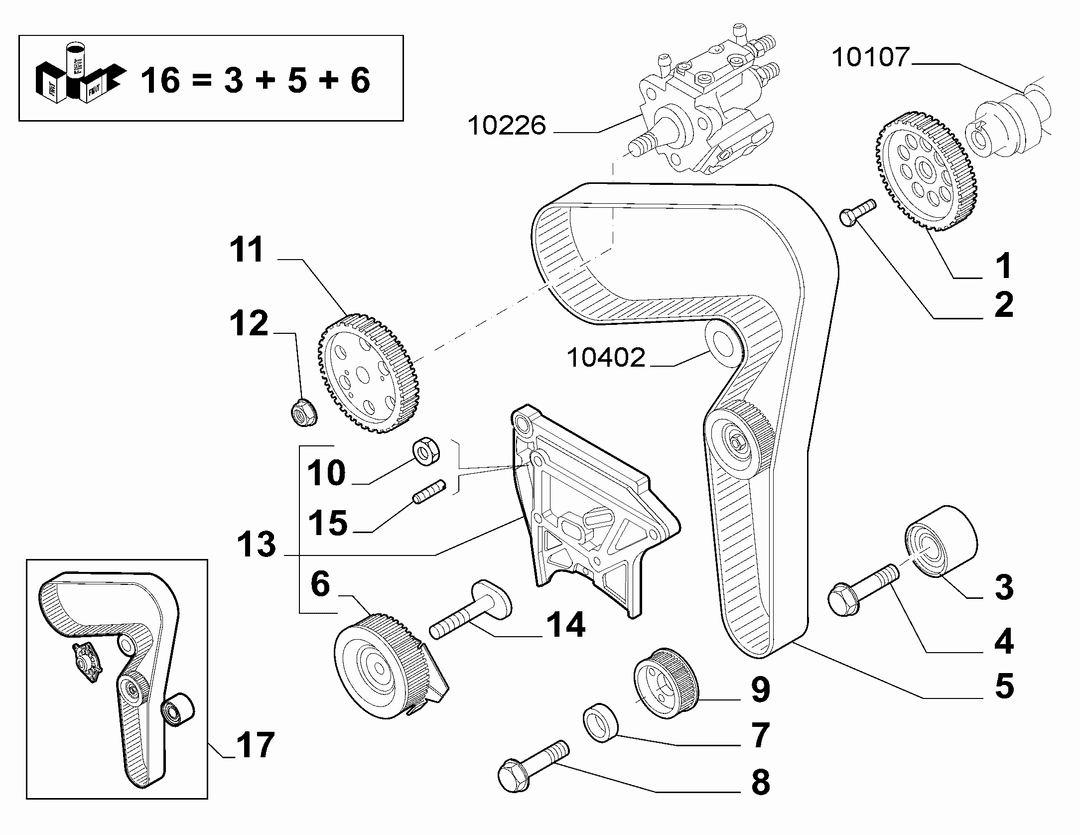 CAMSHAFT DRIVE 14