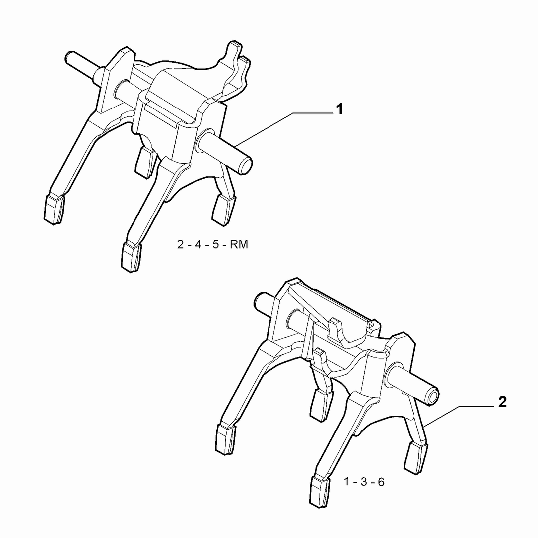 GEAR FORKS STAMP