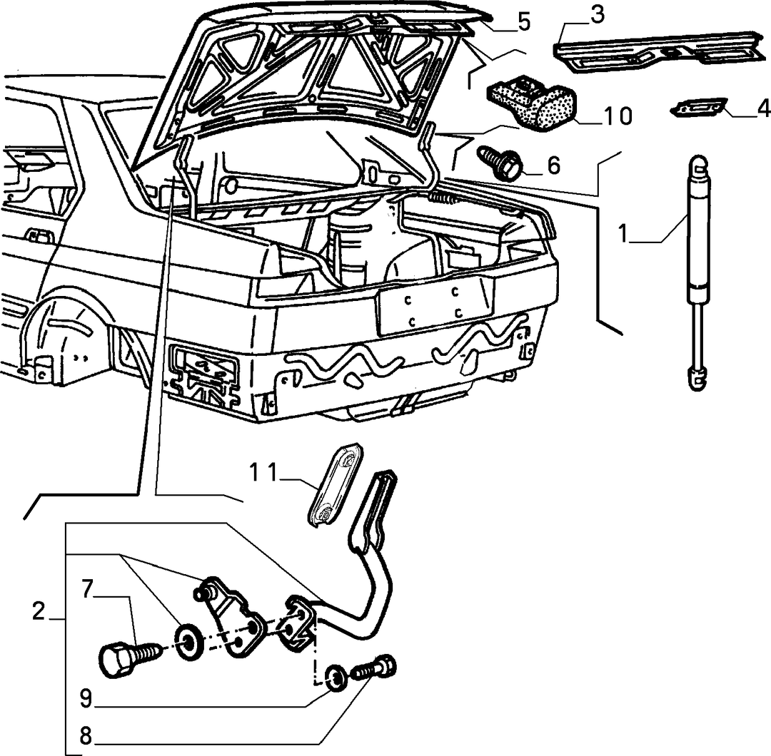 TRUNK SPACE COVER  1