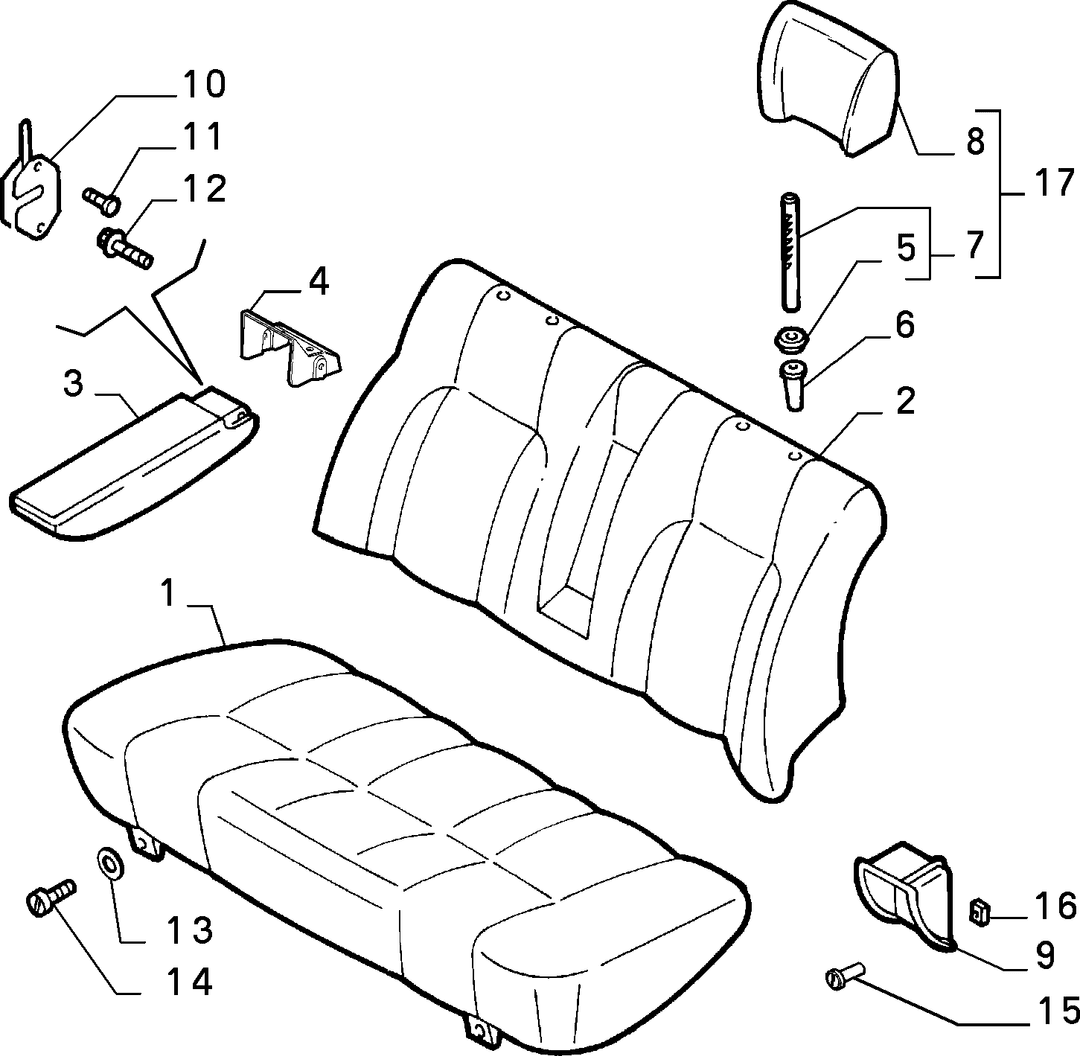 REAR SEAT  1