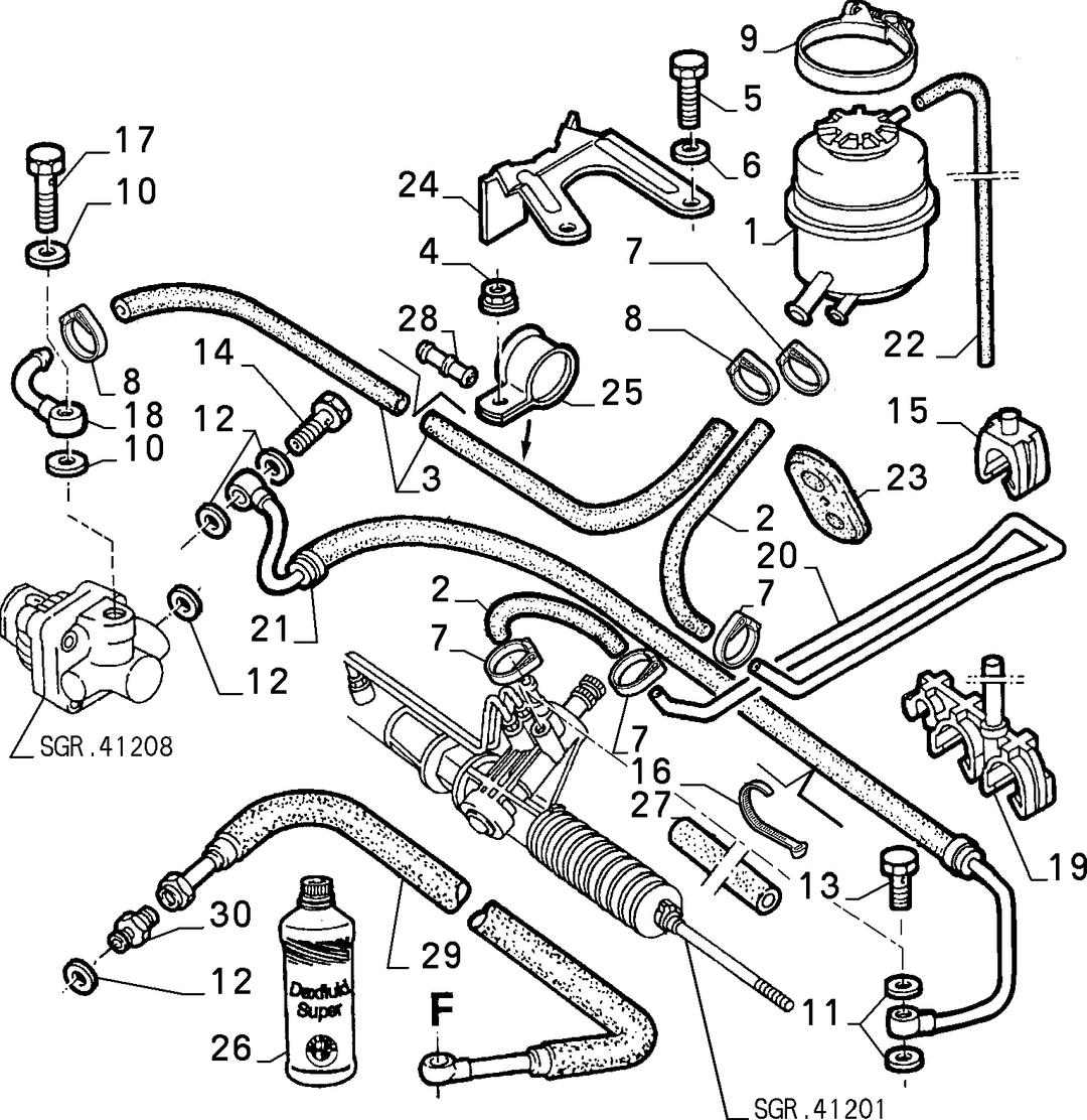 POWER STEERING HYDRAULIC SYSTEM 2