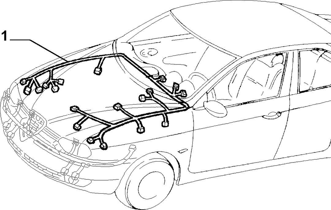CABLE HARNESS (FRONT)  2