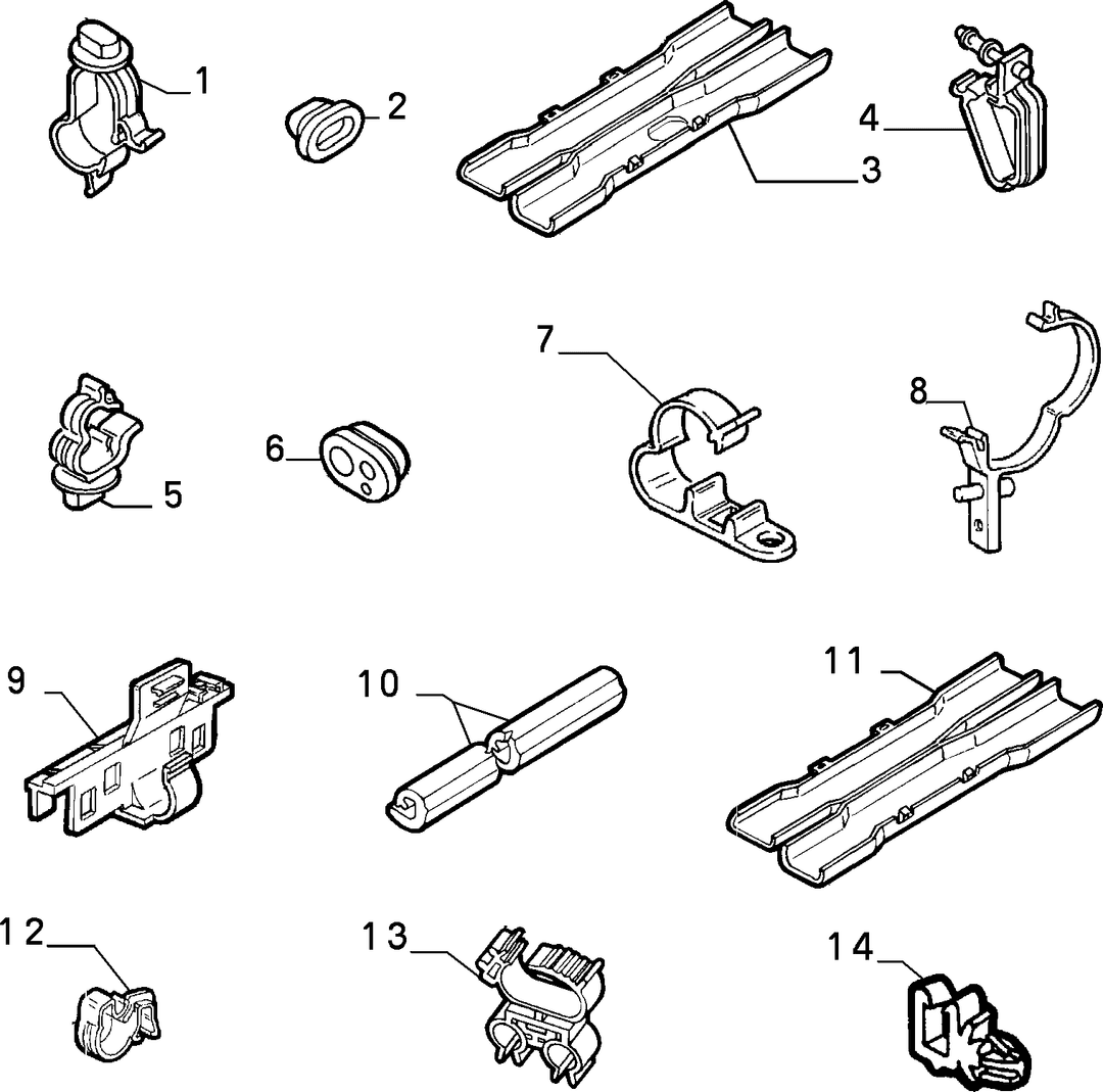 CABLE SET FIXINGS  1