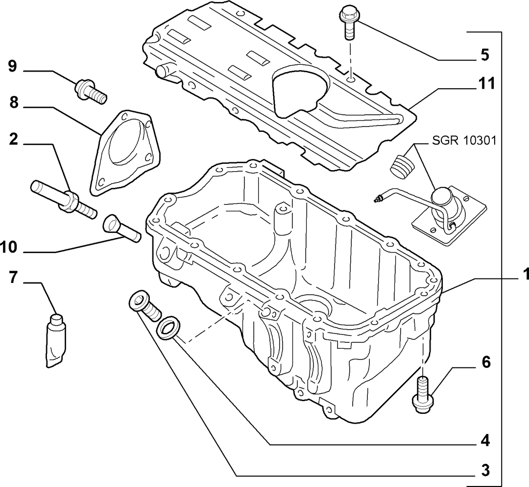 BLOCK SUMP AND COVERS 4
