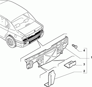 BODYSHELL, PANELS (REAR PART)