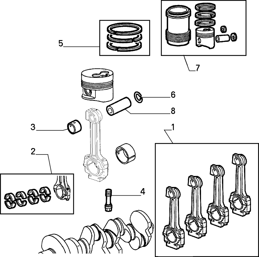 CONNECTING RODS AND PISTONS 4