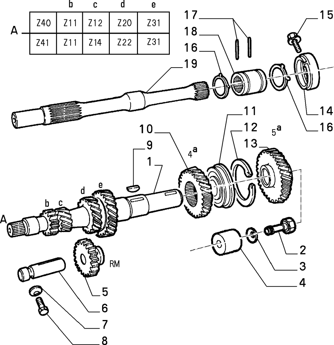 TRANSMISSION GEARS 1