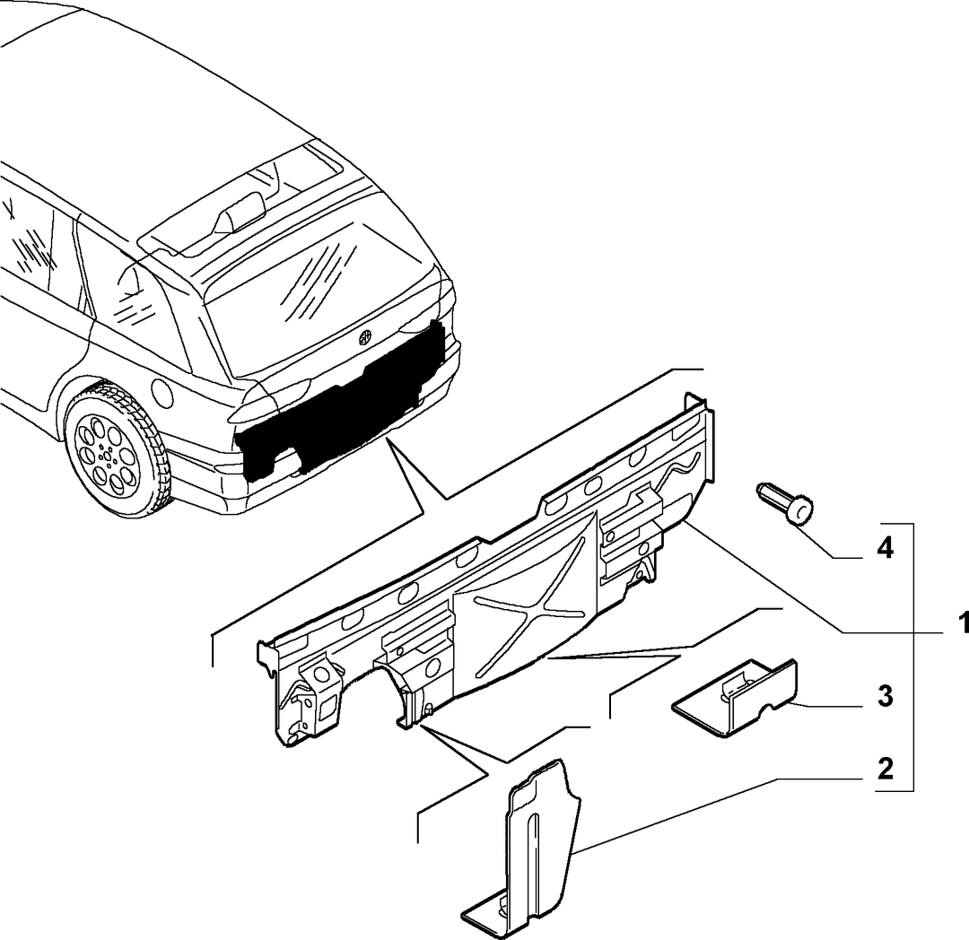 BODYSHELL, PANELS (REAR PART) 3