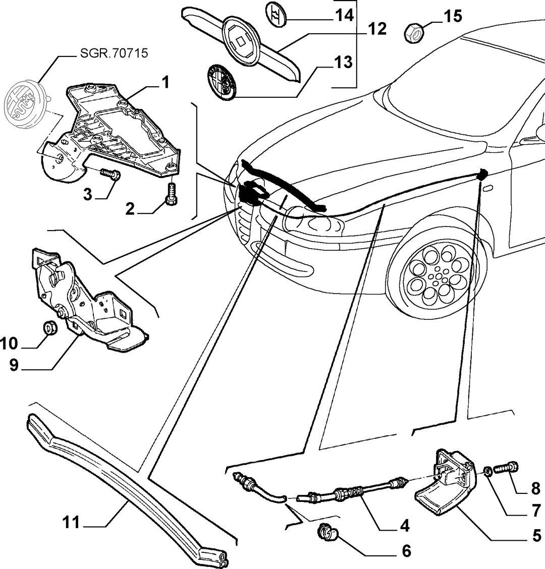 ENGINE COMPARTMENT LID  2