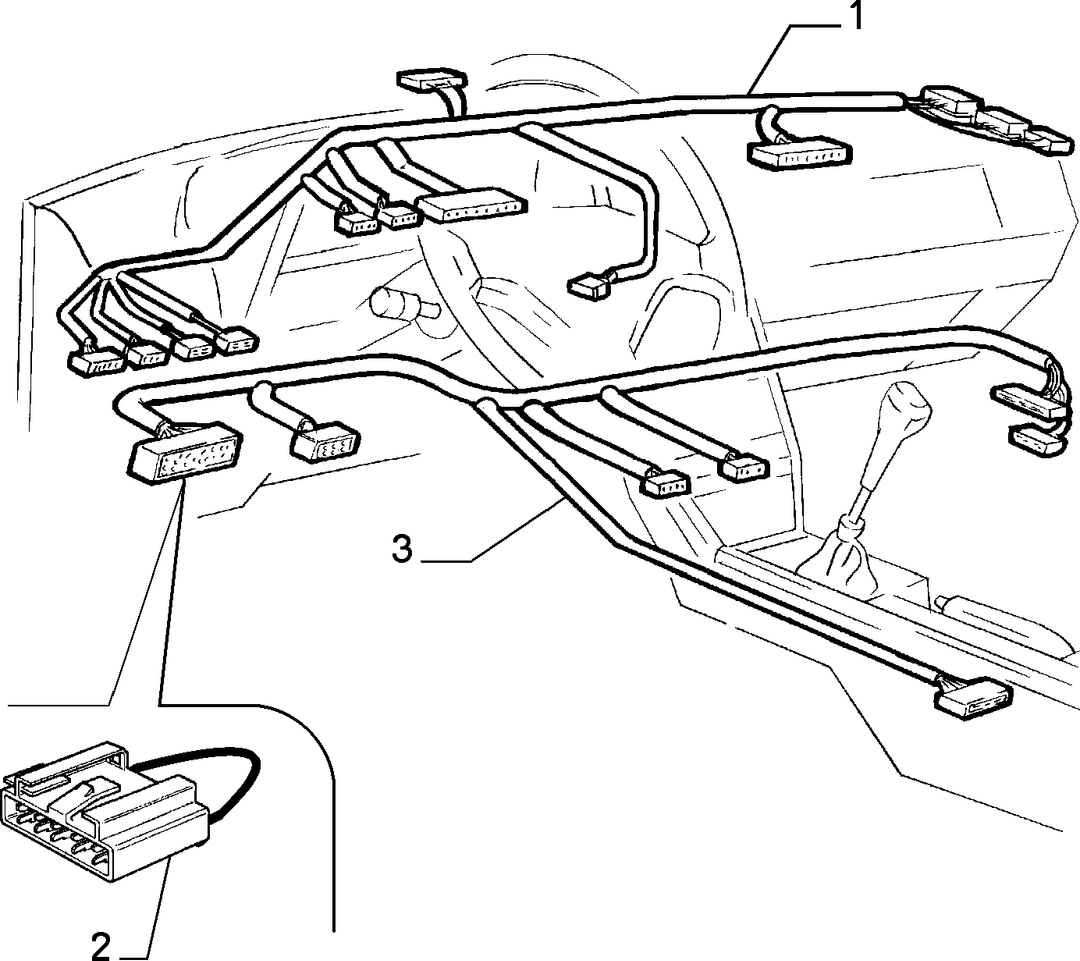 CABLE SET (CENTRAL PART) 6