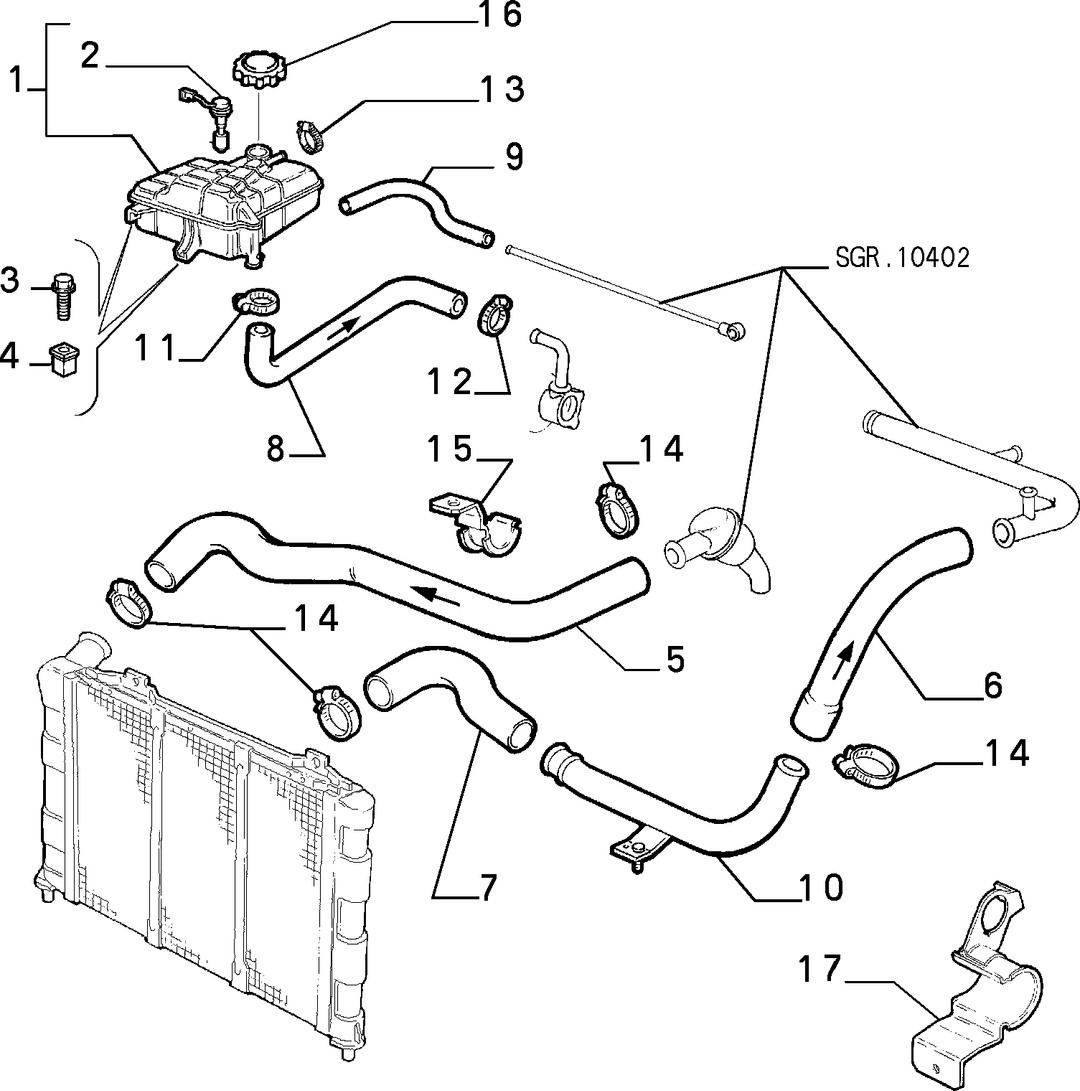 RADIATOR AND PIPING 6