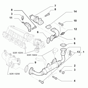 EXHAUST GAS CONTROL DEVICE