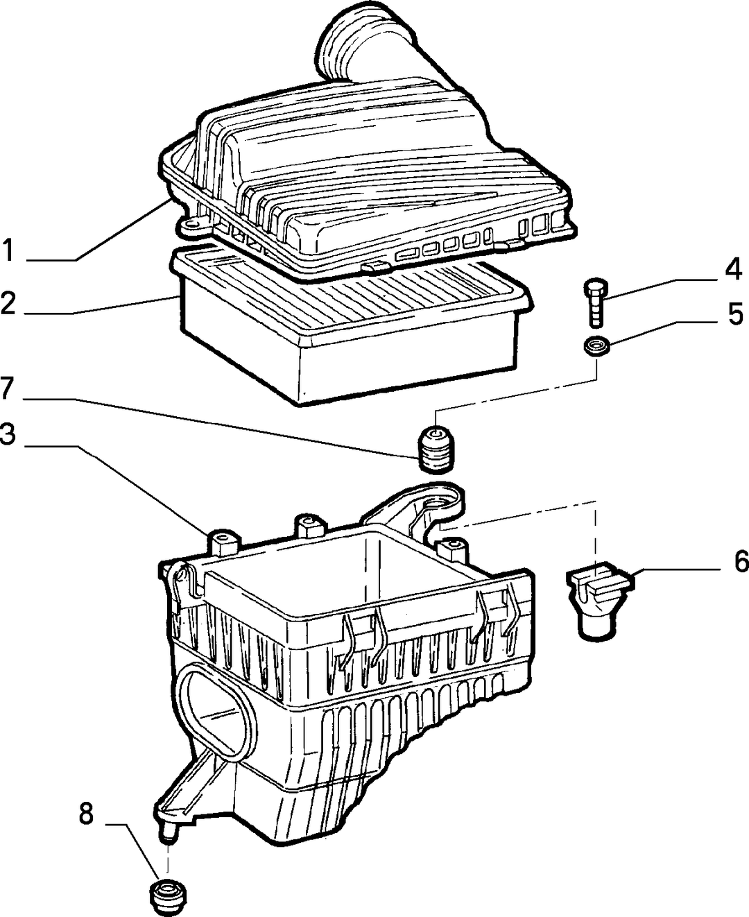 AIR FILTER AND PIPING 6