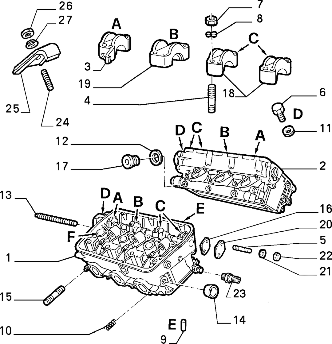 CRANKCASE AND CYLINDER HEAD 4
