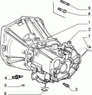 TRANSMISSION AND DIFFERENTIAL UNIT, CASING AND COVERS