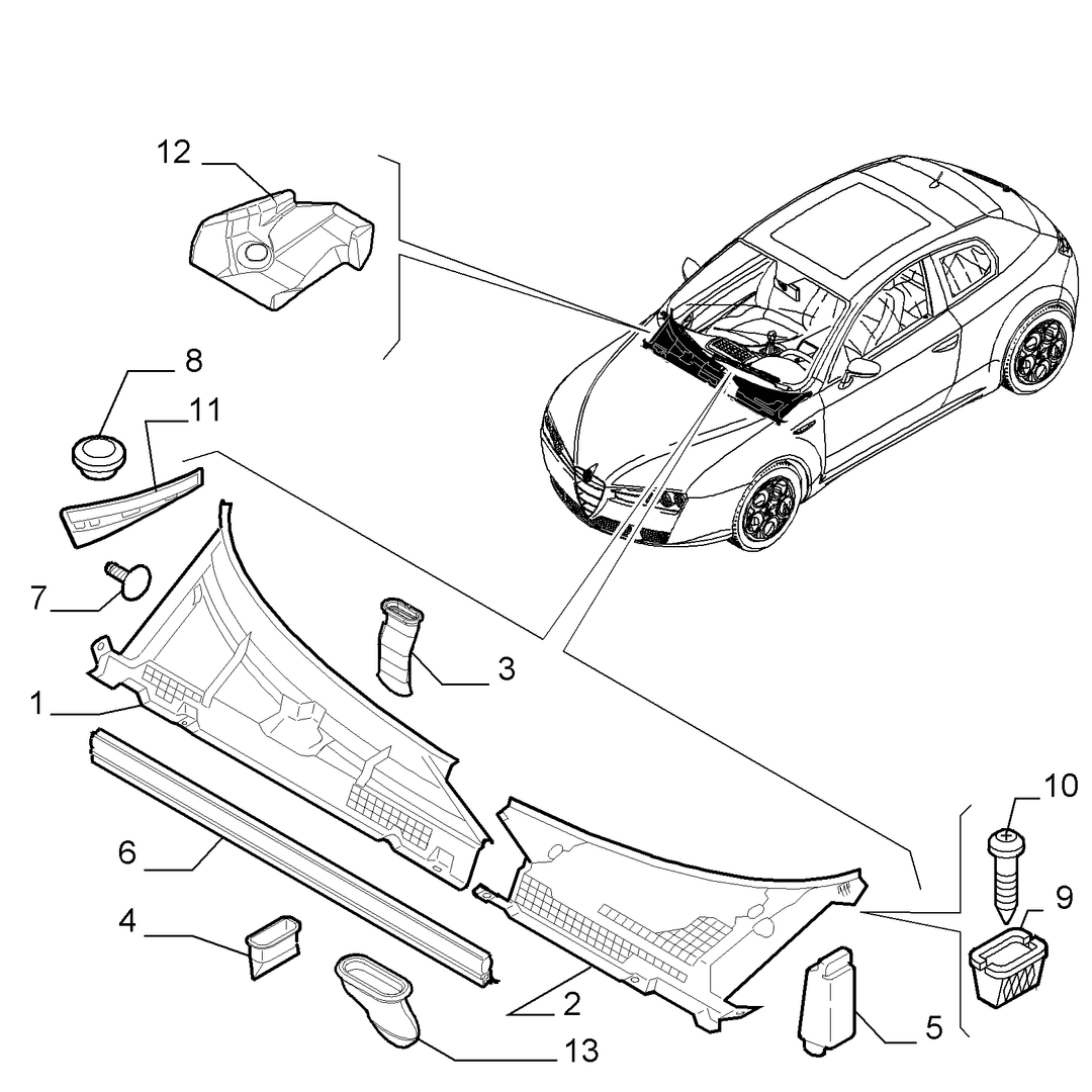 AIR INTAKES AND LIDS  1