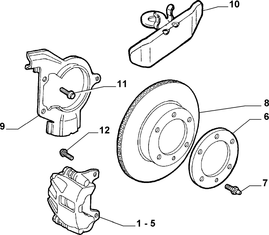 FRONT WHEEL BRAKES 