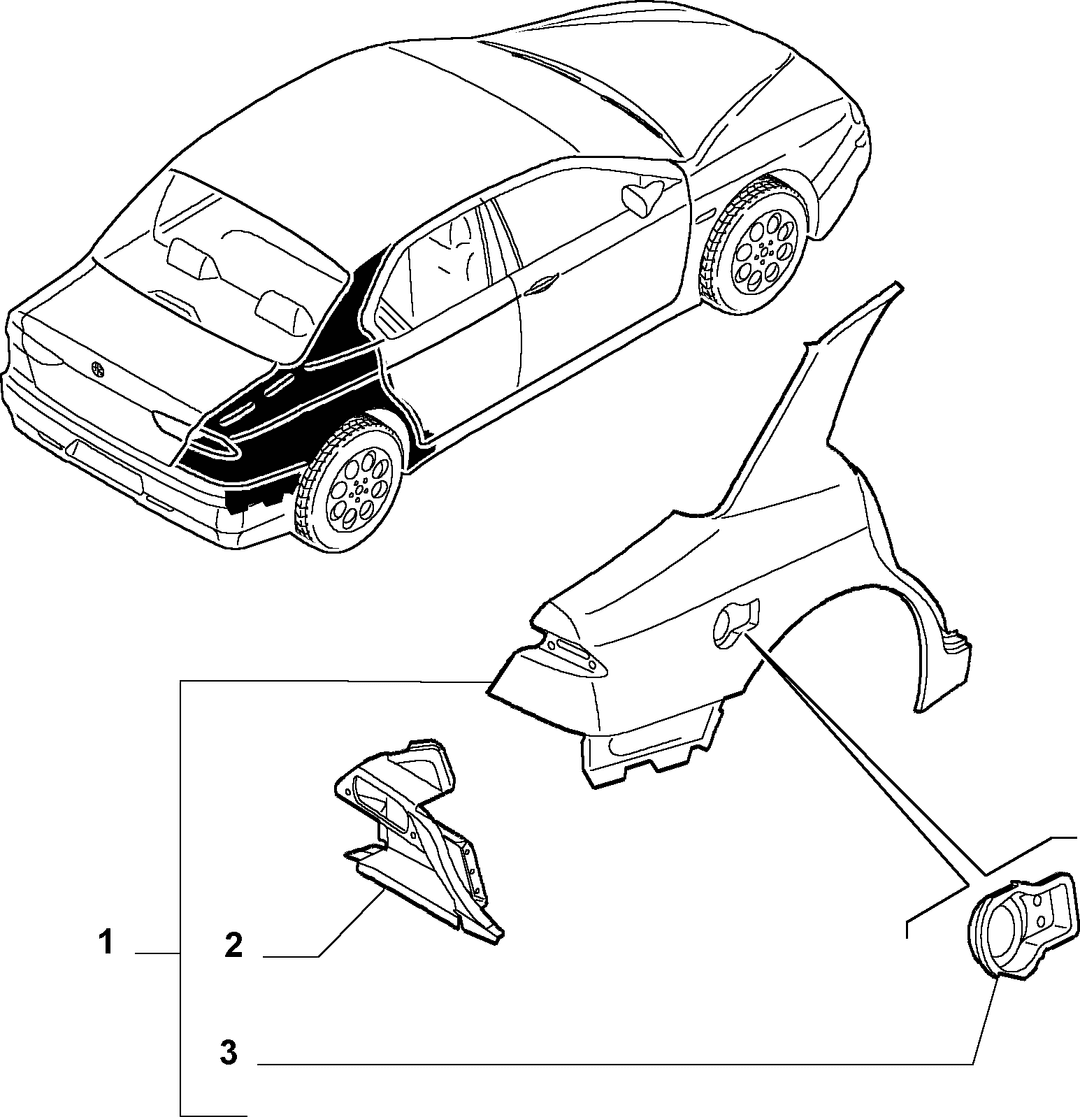 BODYSHELL, PANELS (REAR PART) 2