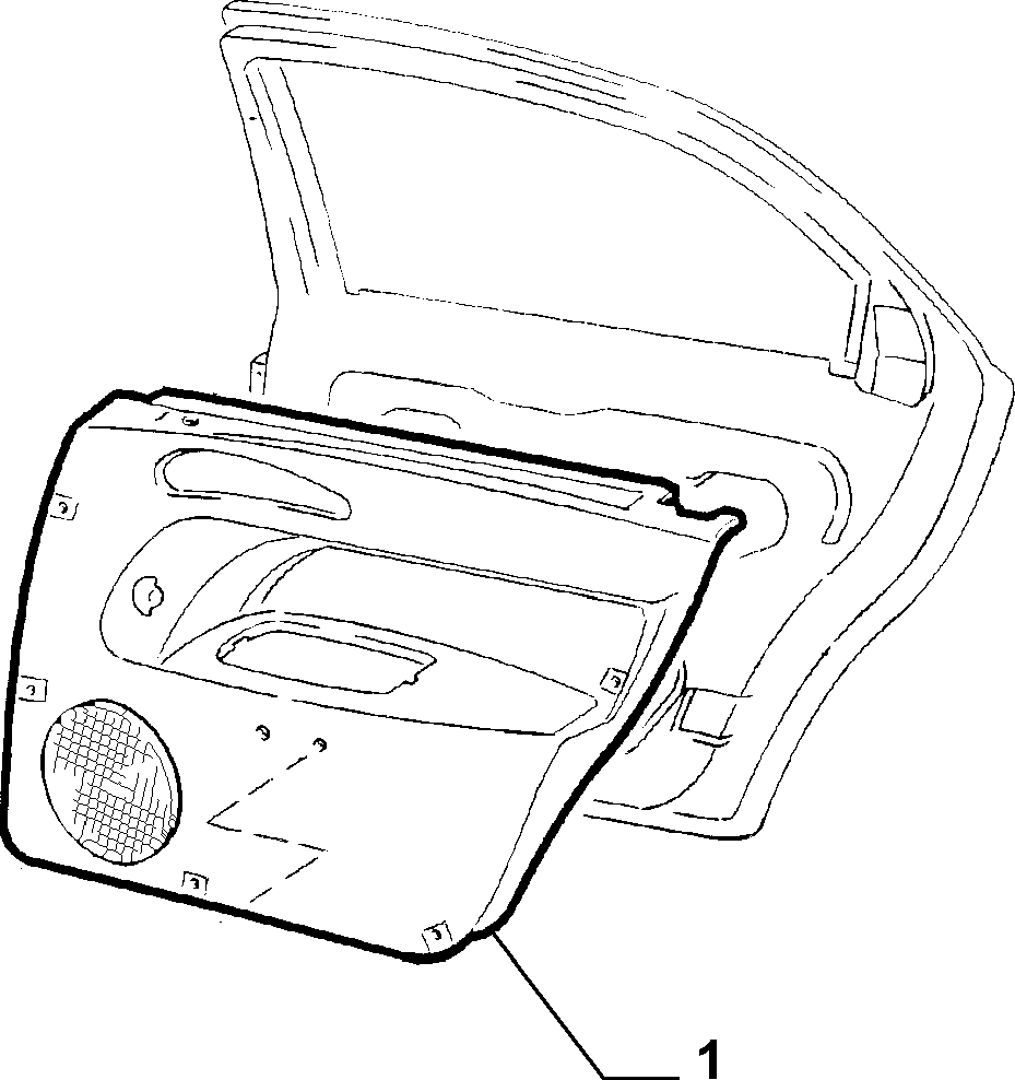 PANELS FOR REAR SIDE DOOR 2