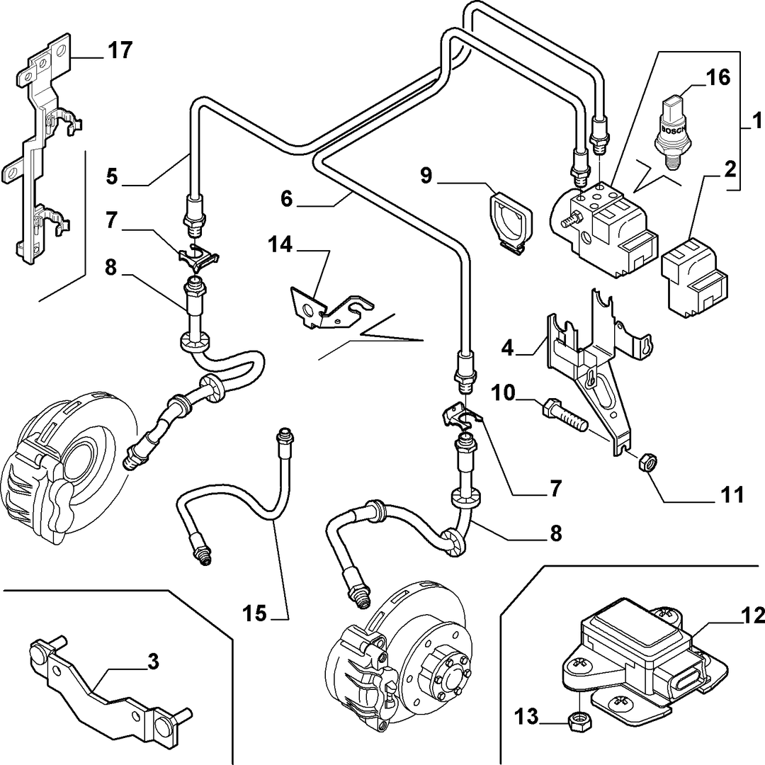 HYDRAULIC BRAKE CONTROL WITH ANTISKID 6