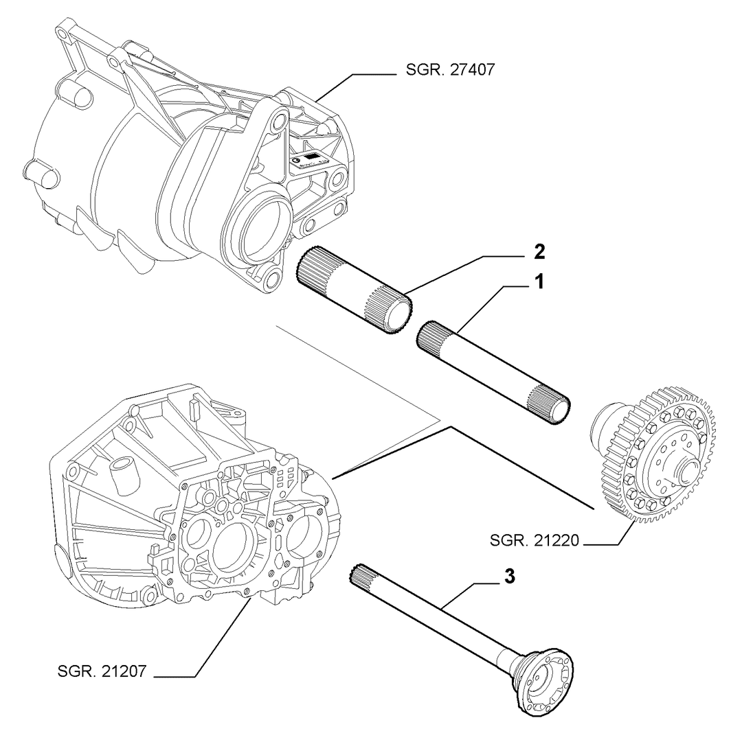 FRONT AXLE AND AXLE SHAFTS 2