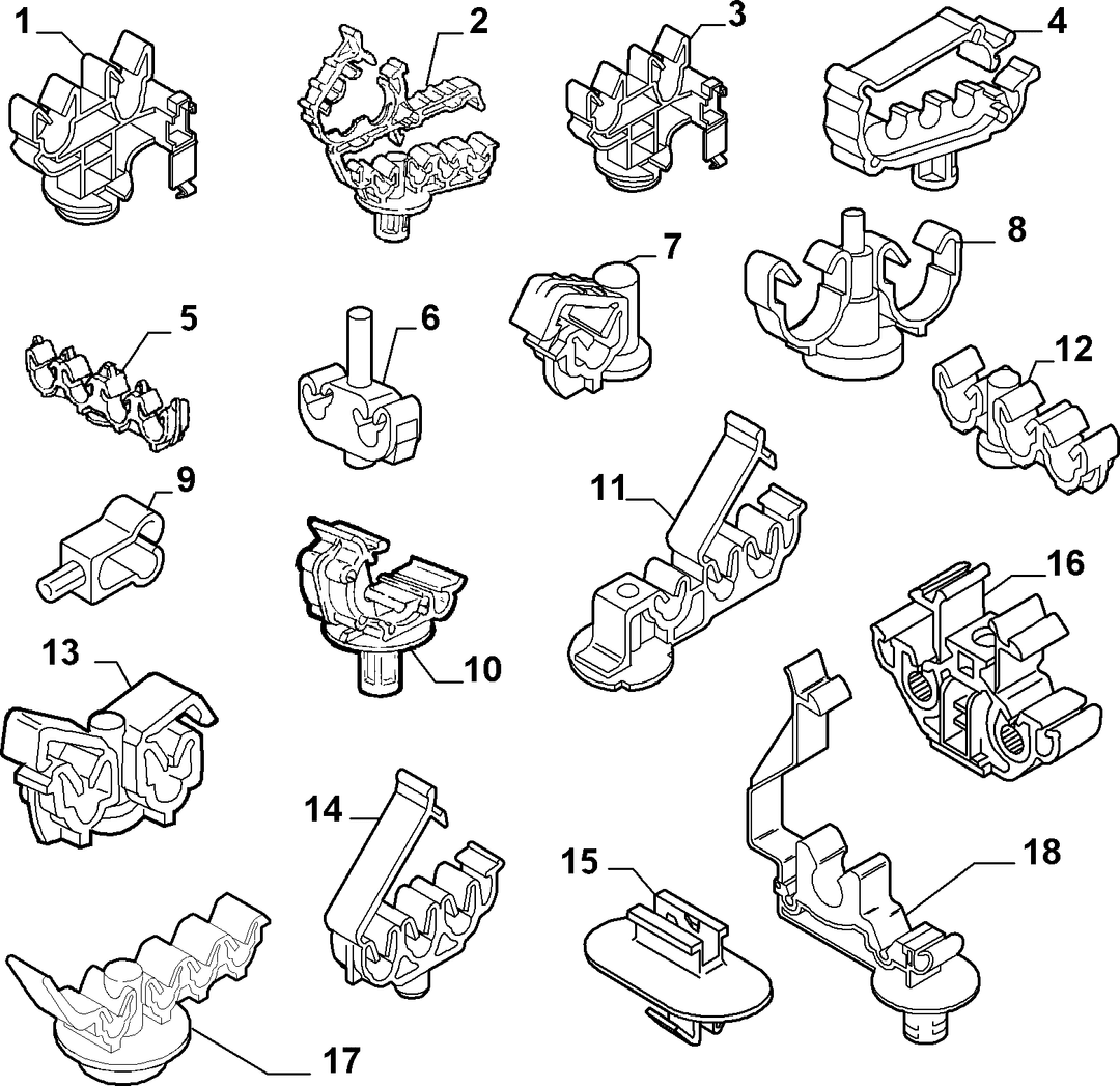 BRAKING SYSTEM FIXINGS  1