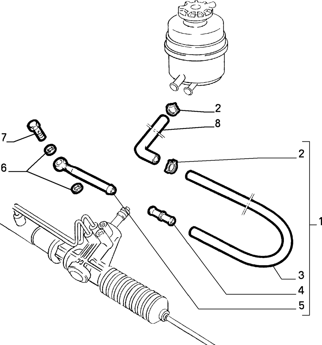 POWER STEERING HYDRAULIC SYSTEM 5