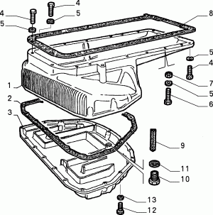 OIL SUMP AND CRANKCASE COVERS