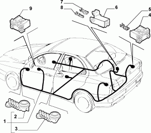 CABLE HARNESS (REAR SEAT)