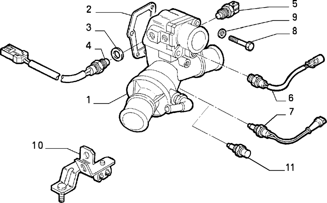 WATER PUMP AND LINES 8