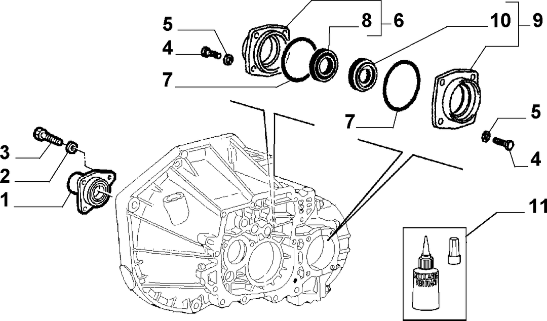 TRANSMISSION AND DIFFERENTIAL UNIT, CASING AND COVERS 6