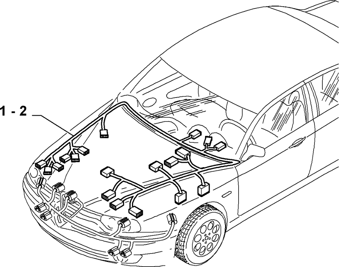CABLE HARNESS (FRONT) 2