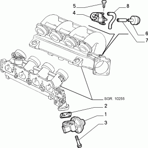 EXHAUST GAS CONTROL DEVICE