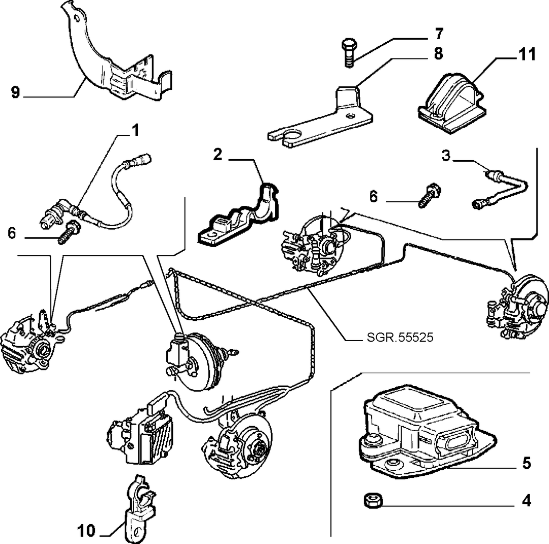 HYDRAULIC BRAKE CONTROL WITH ANTISKID 71