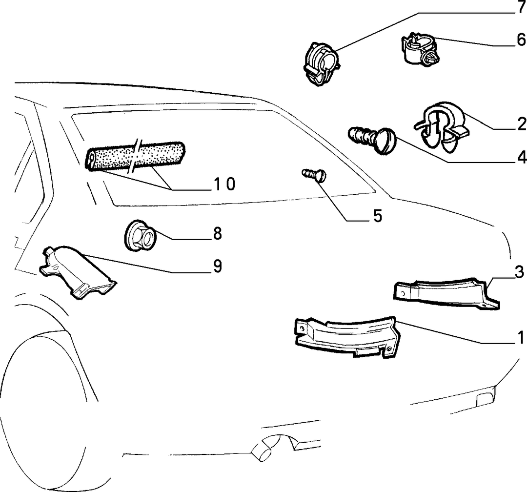 CABLE HARNESS (REAR SEAT) 2