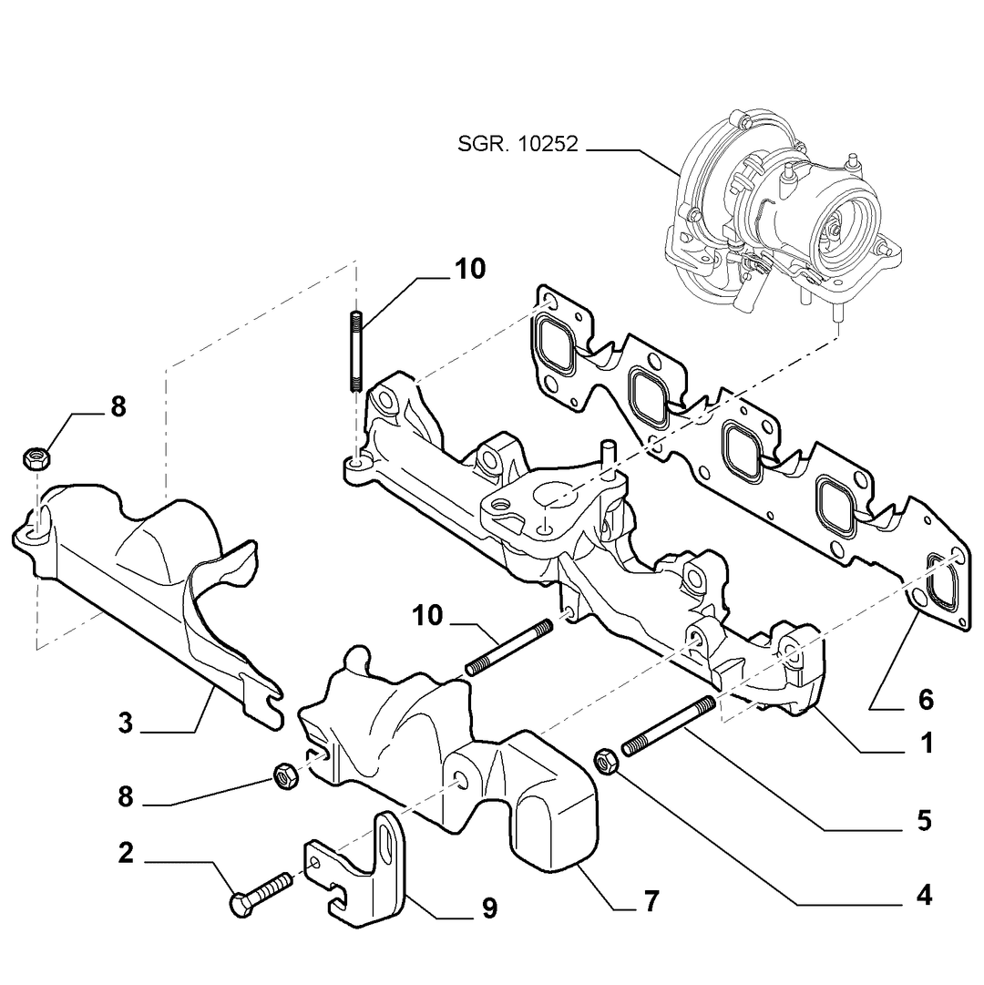 EXHAUST MANIFOLD 1